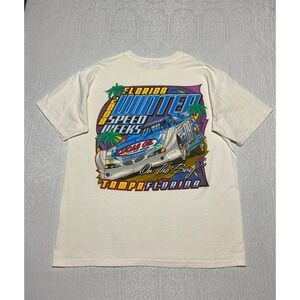 2008 Florida Winter Speed Weeks On The Bay Tampa Racing T‎ Shirt Men's Size XL